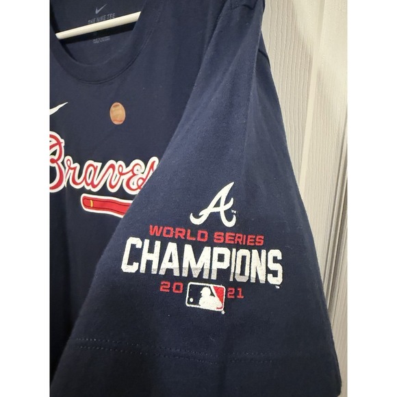Atlanta Braves Freddie Freeman #5 Shirt Men's XXL New Without Tag 2021 Champions - Picture 7 of 10
